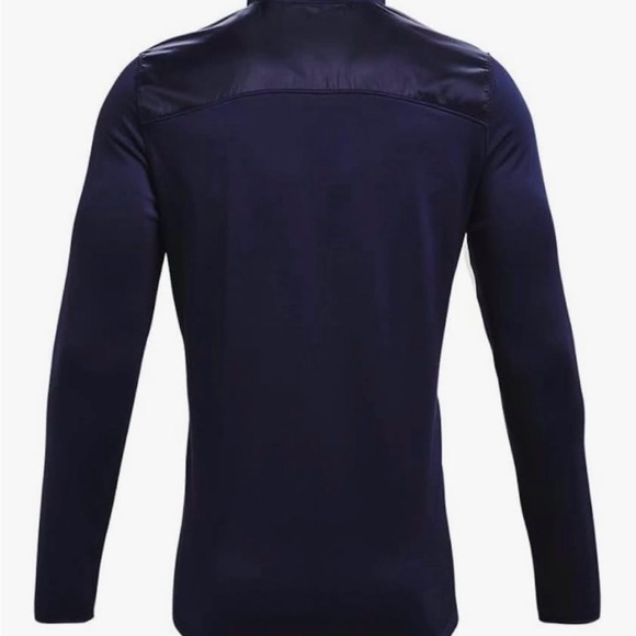 Under Armour Dark Blue Quarter-Zip Top - Picture 2 of 3